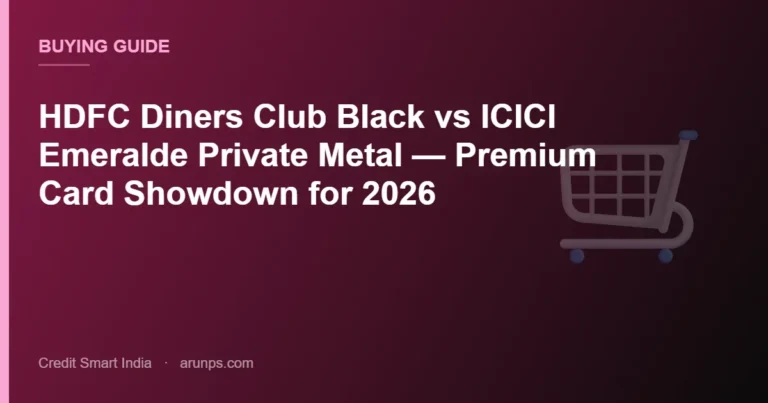 HDFC Diners Club Black vs ICICI Emeralde Private Metal — Premium Card Showdown for 2026