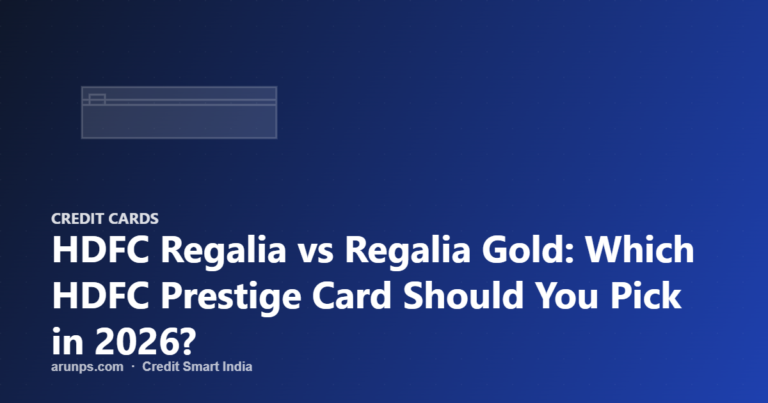 HDFC Regalia vs Regalia Gold: Which HDFC Prestige Card Should You Pick in 2026?