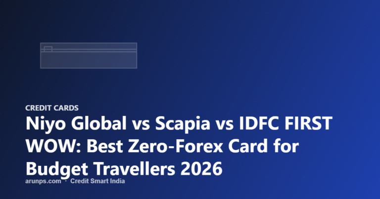 Niyo Global vs Scapia vs IDFC FIRST WOW: Best Zero-Forex Card for Budget Travellers 2026