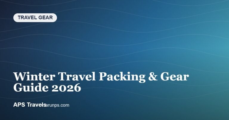 Winter Travel Packing & Gear Guide 2026 — APS Travels
