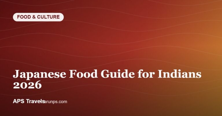 Japanese Food Guide for Indians 2026 — APS Travels