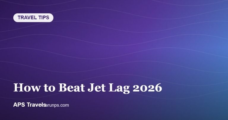 How to Beat Jet Lag 2026 — APS Travels