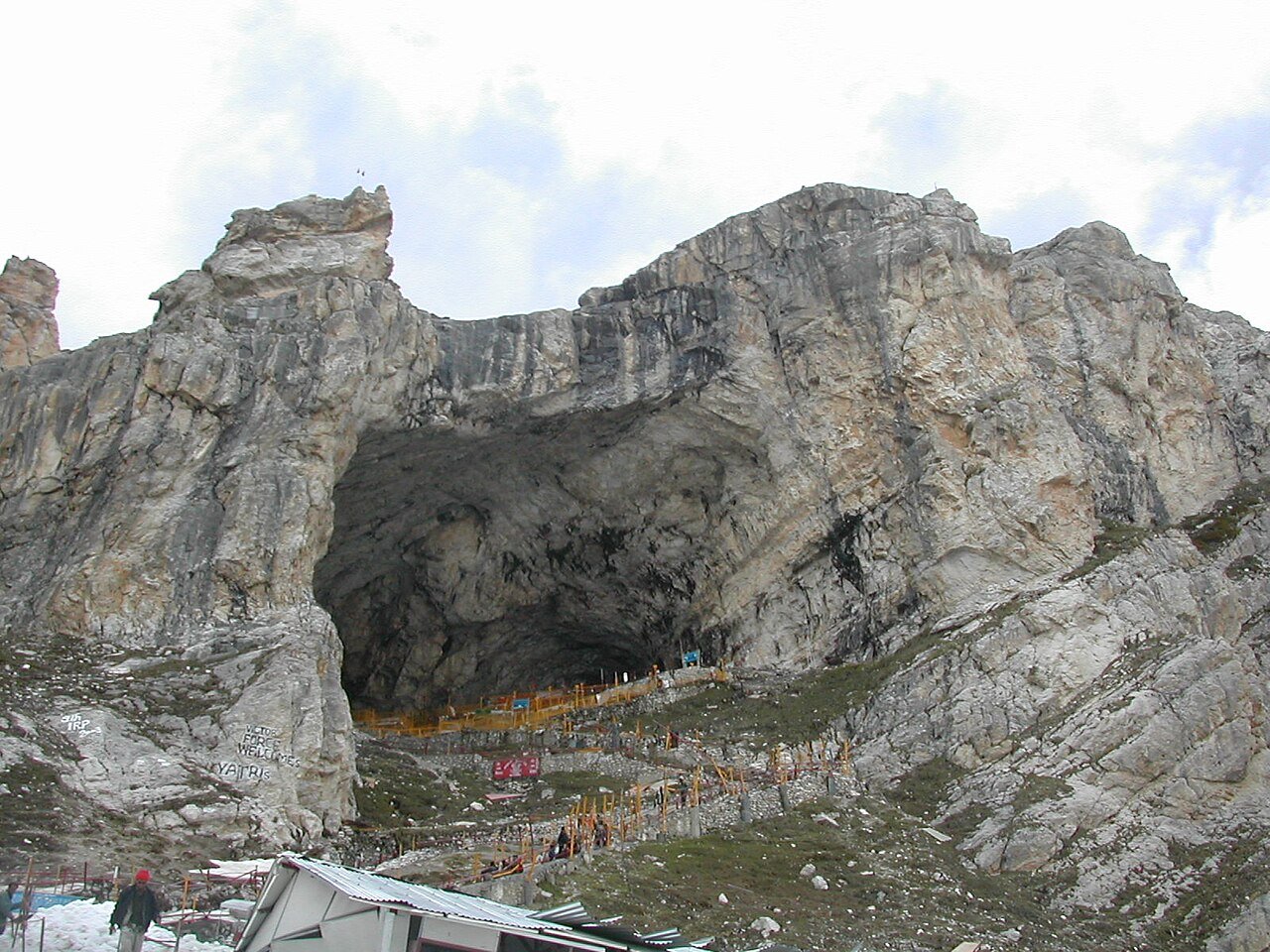 The Amarnath pilgrimage route in Kashmir