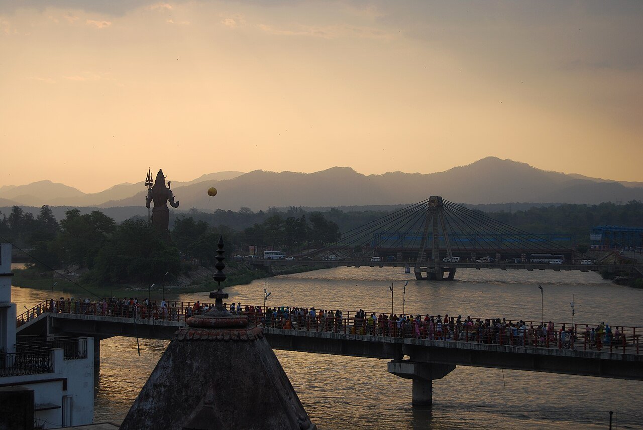 White-water rafting near Rishikesh