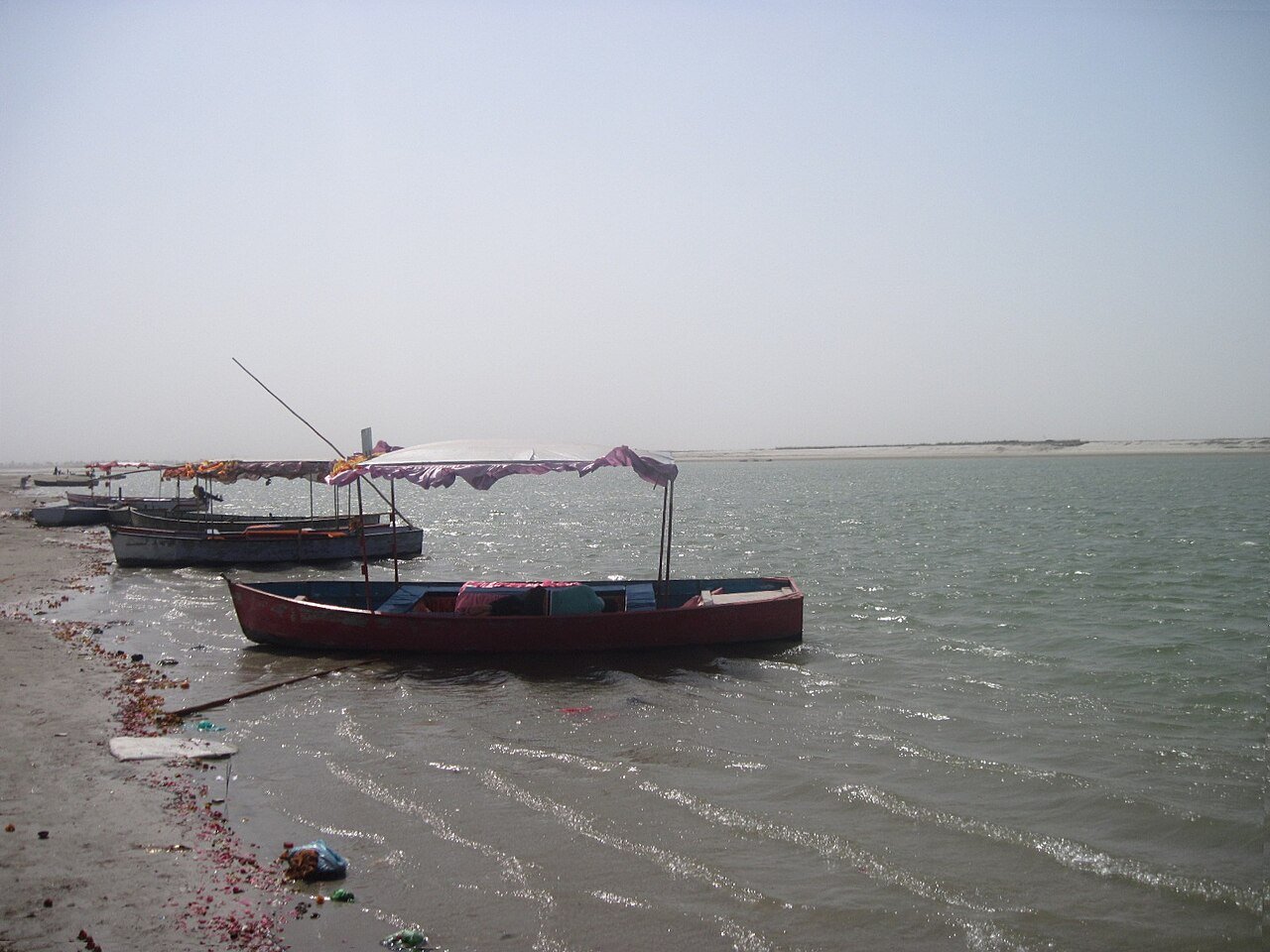 The Saryu river at Ayodhya