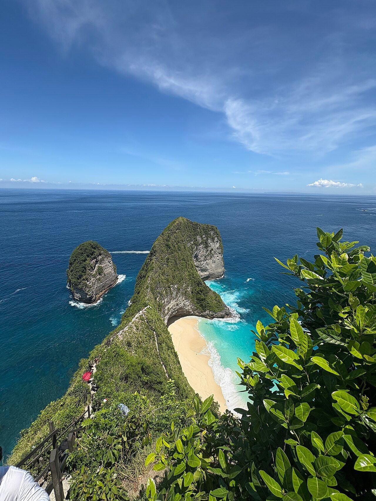The coastline of Nusa Penida near Bali