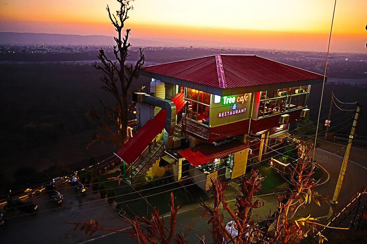A cosy café in India