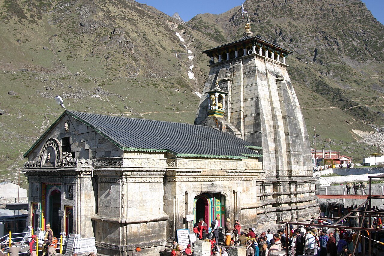 A Char Dham shrine in the Himalayas