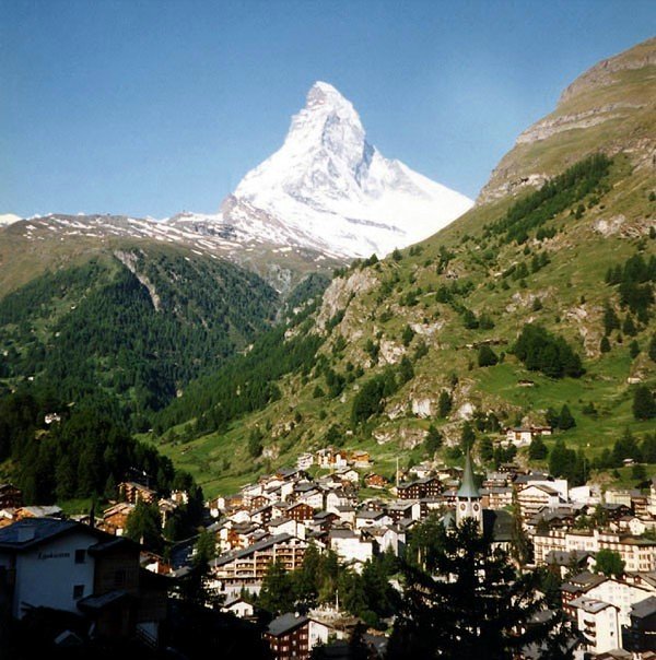 The Matterhorn and scenic trains of Switzerland