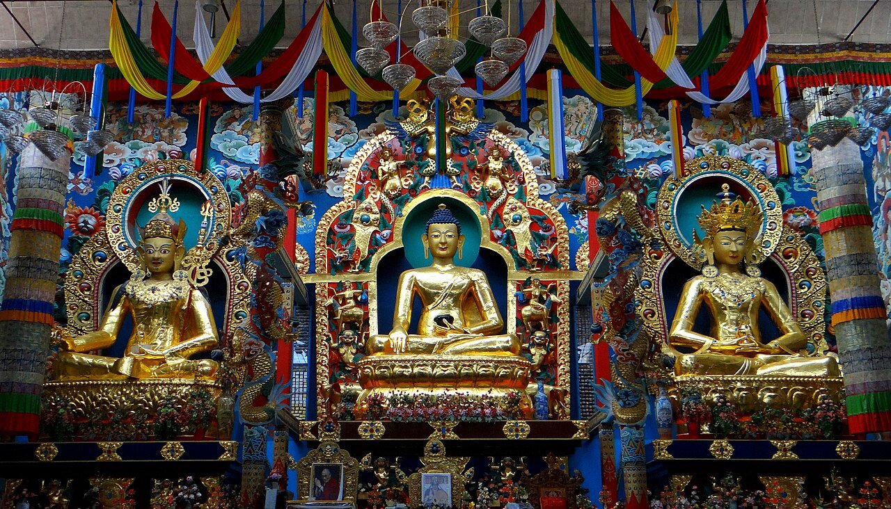 The Namdroling Golden Temple near Coorg