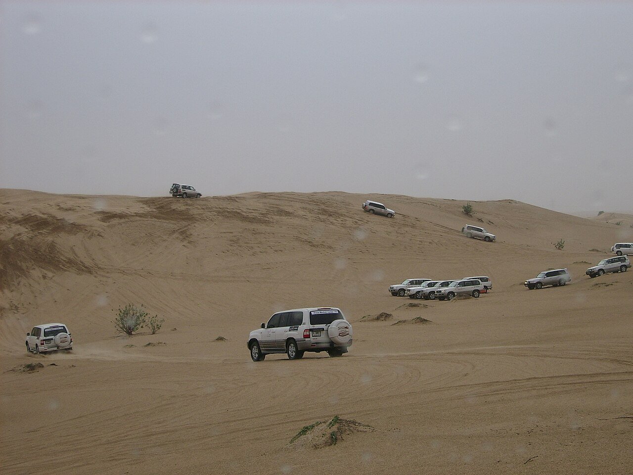 The desert near Dubai