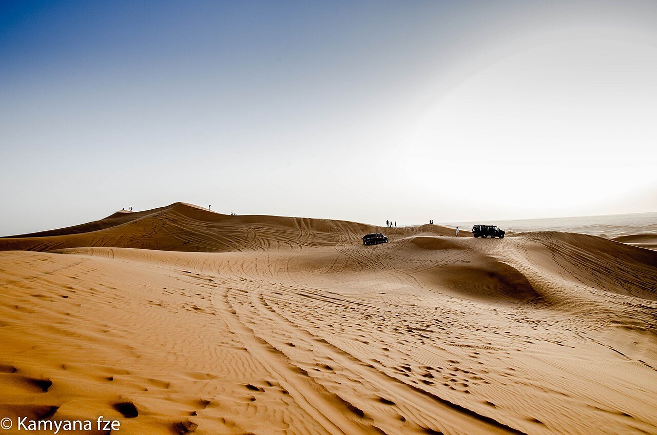 A desert safari near Dubai