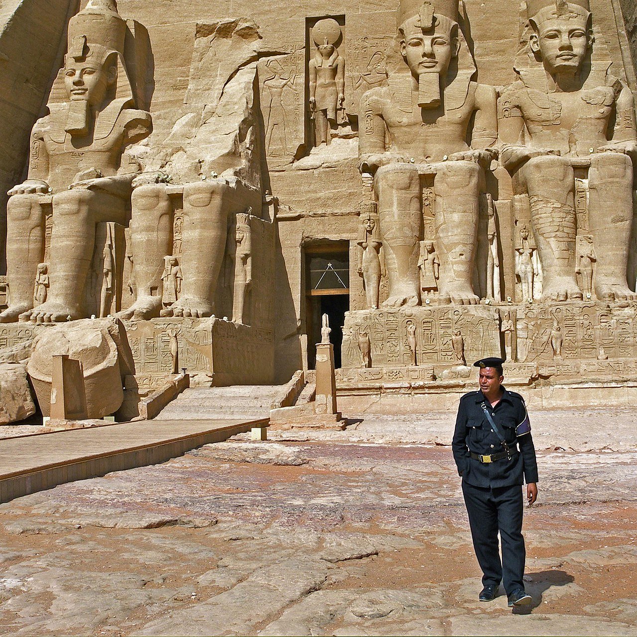 A great temple of ancient Egypt