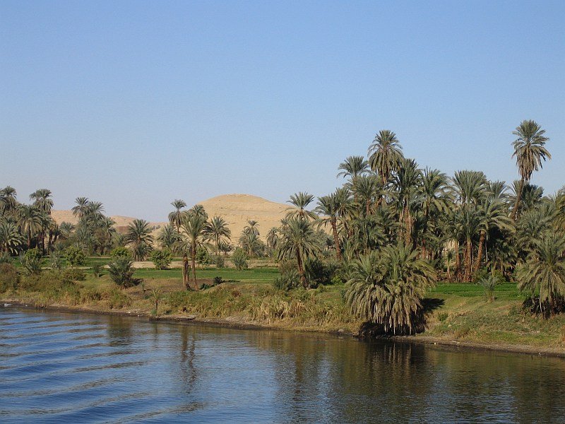 A boat on the River Nile, Egypt