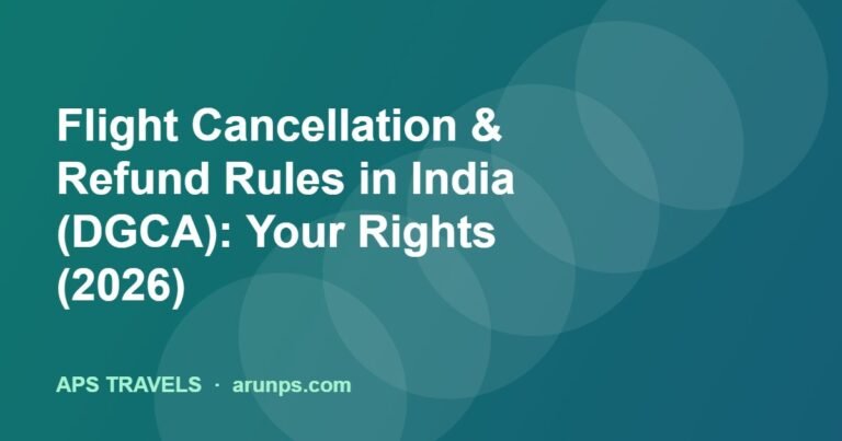 Flight Cancellation & Refund Rules in India (DGCA): Your Rights (2026)