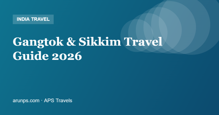 Gangtok & Sikkim Travel Guide 2026 — Permits, Best Time & 3-Day Plan