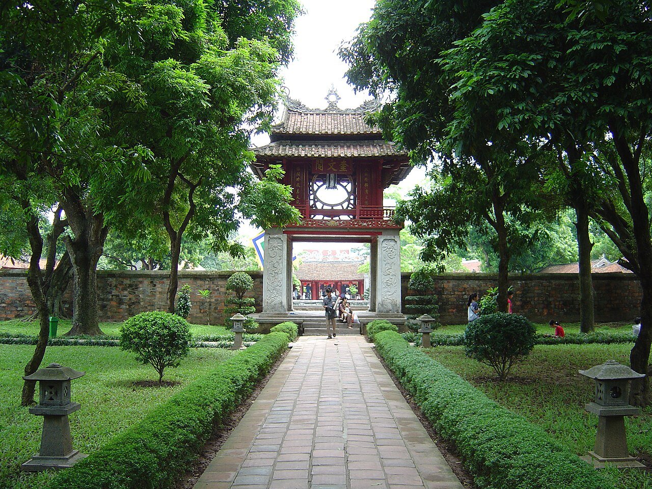 A temple in Hanoi
