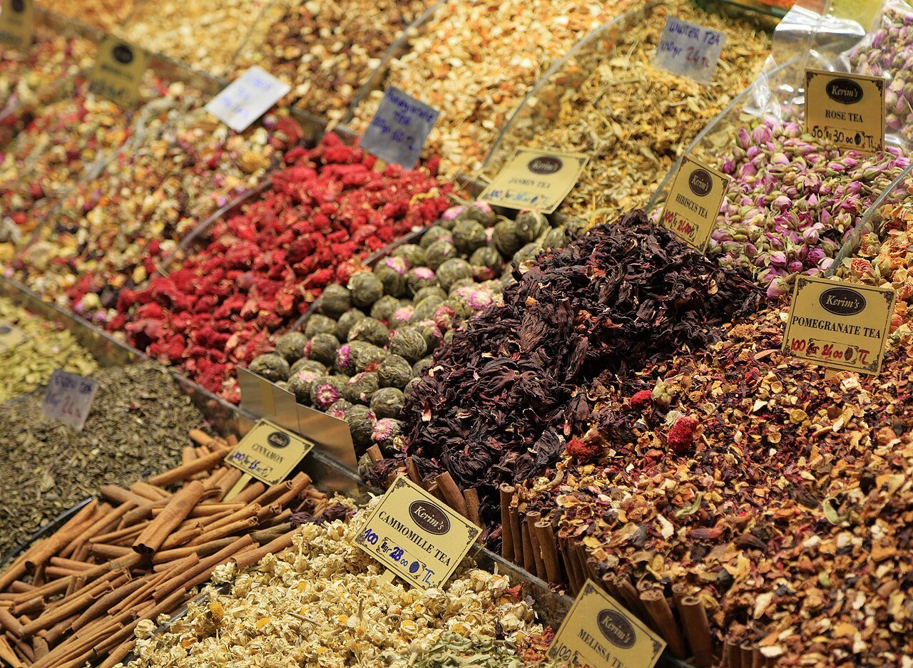 A bazaar in Istanbul