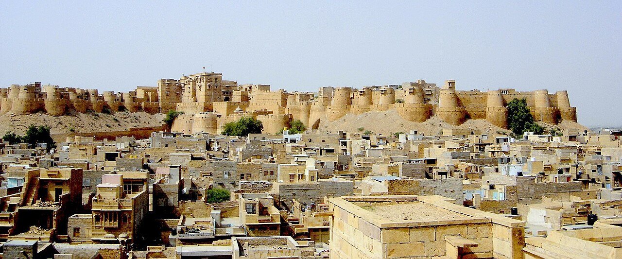 The golden ramparts of Jaisalmer Fort