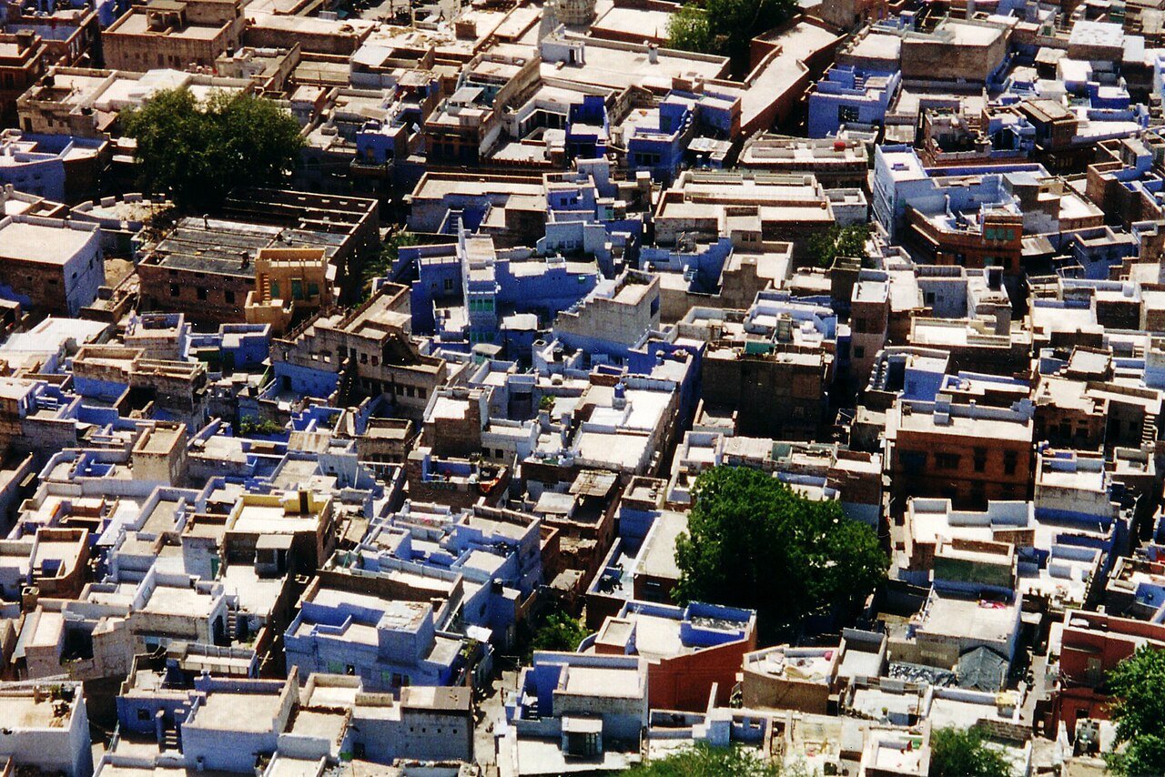 The blue houses of old Jodhpur