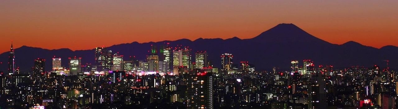The Tokyo skyline, Japan
