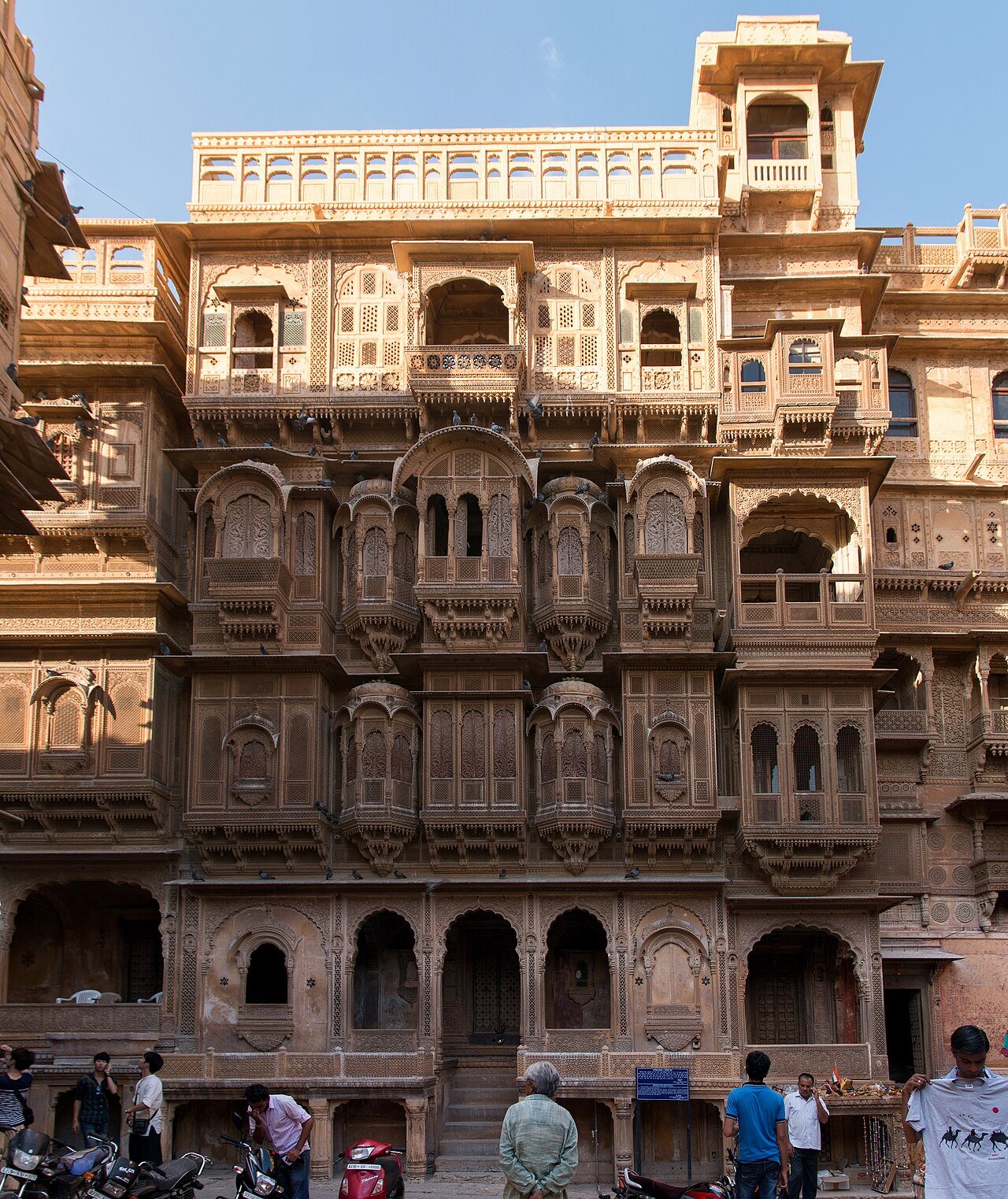 A carved haveli in Jaisalmer