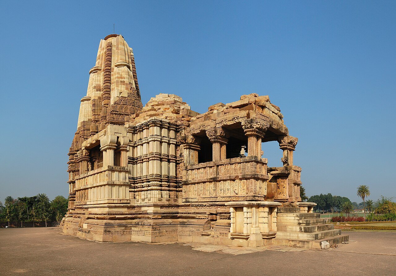A temple in the Khajuraho complex