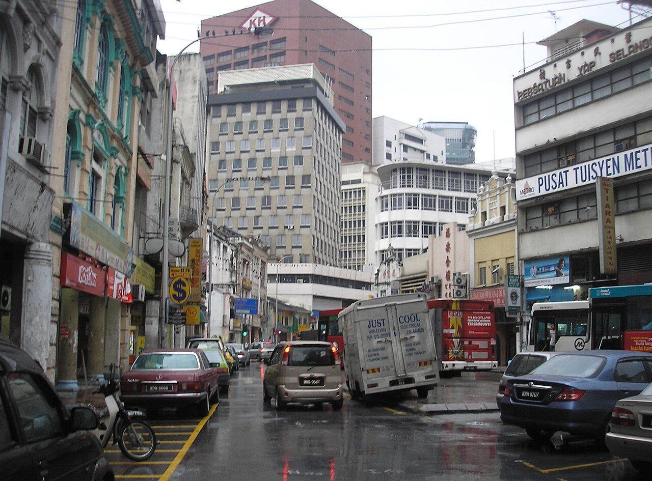 A street scene in Kuala Lumpur