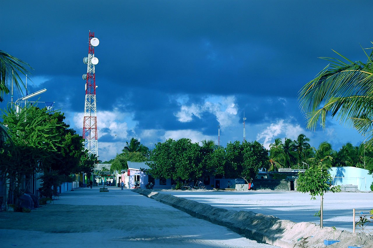 A local island in the Maldives