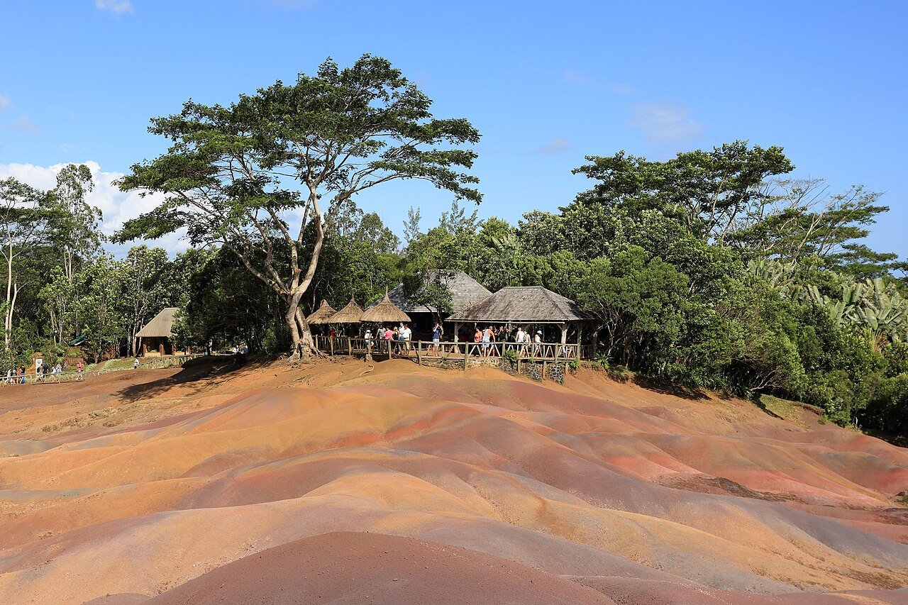 The lush interior of Mauritius