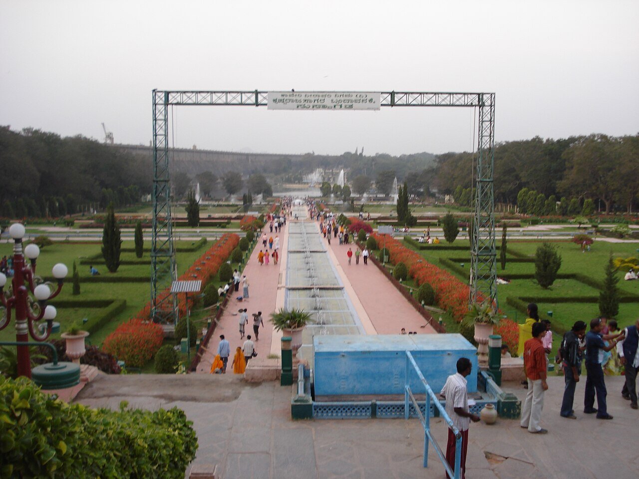 The Brindavan Gardens near Mysore