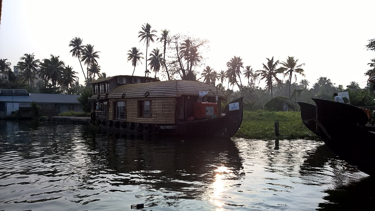 Kerala backwaters houseboat travel photo