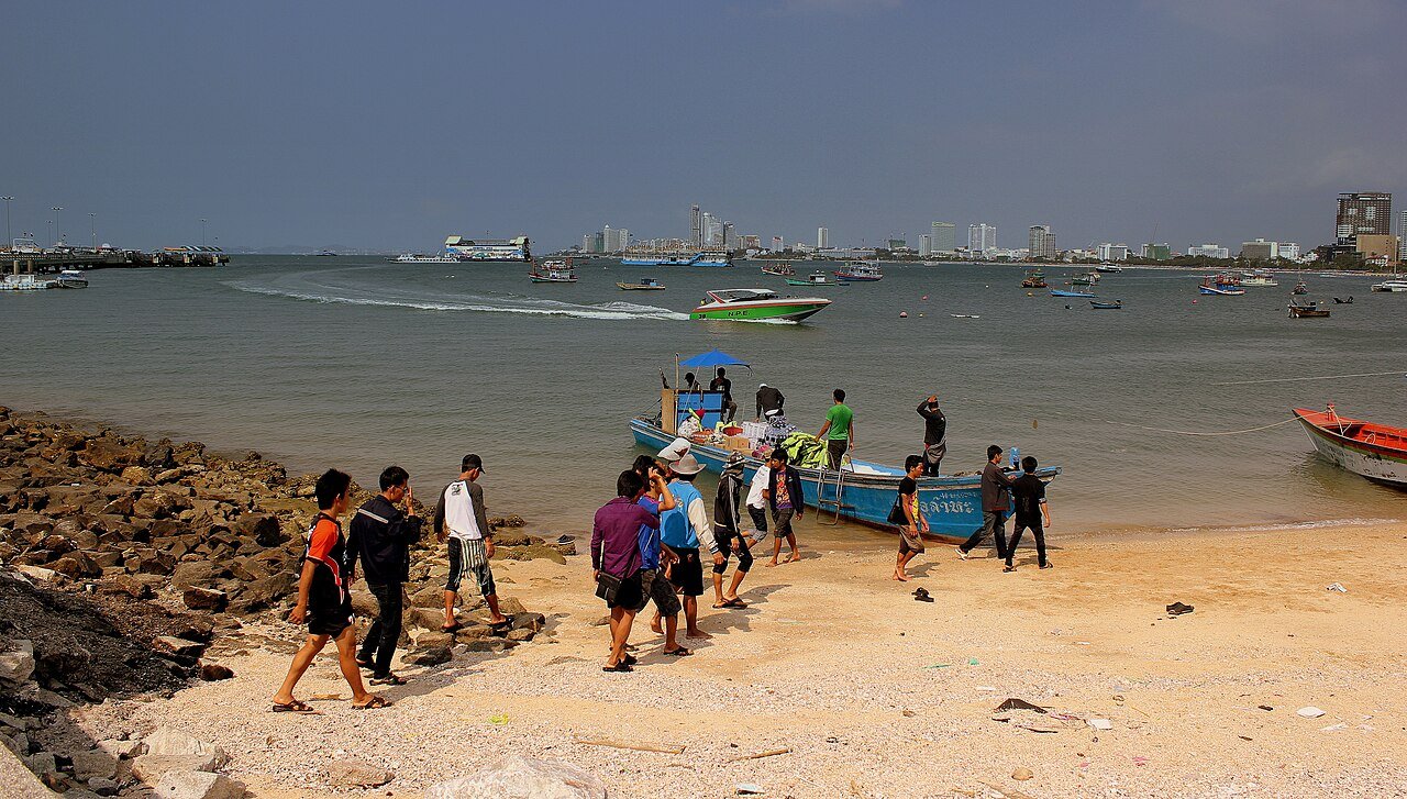 The beaches of Pattaya