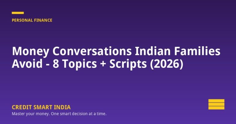 Money Conversations Indian Families Avoid - 8 Topics + Scripts (2026)