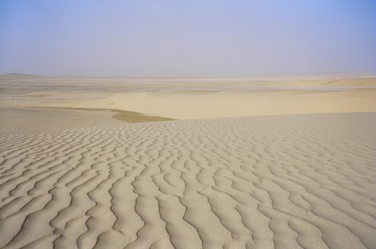The Qatari desert