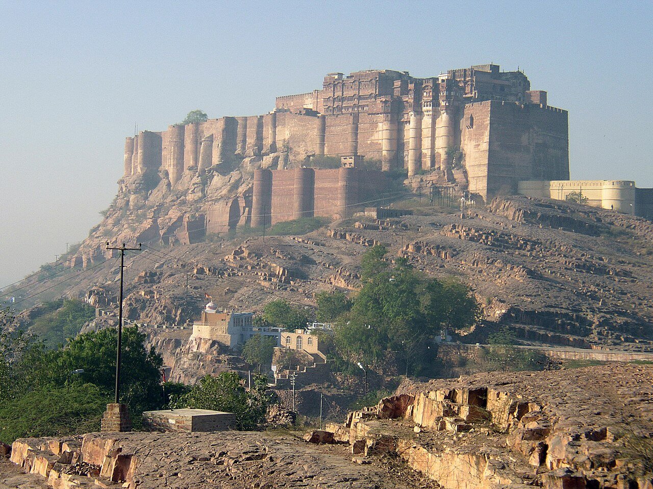 Mehrangarh Fort above Jodhpur