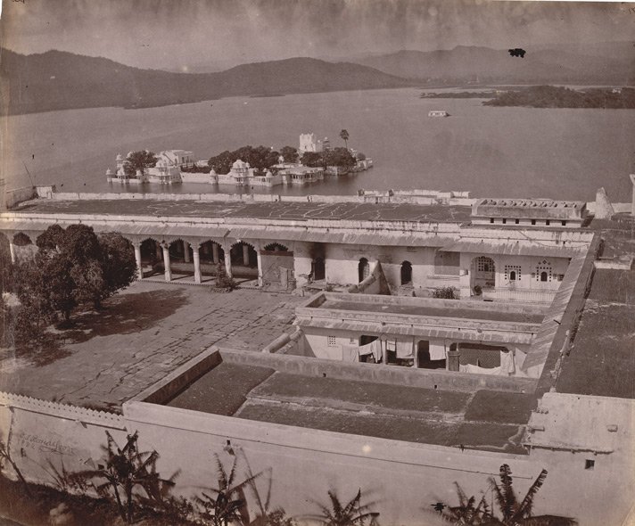 A lakeside palace in Rajasthan