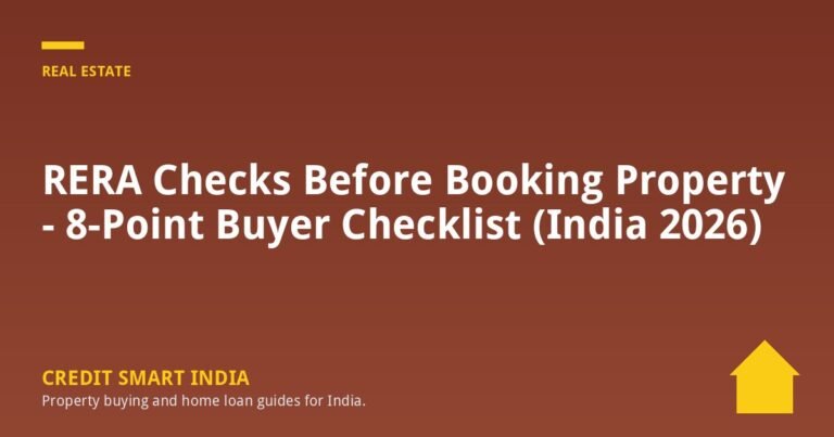 RERA Checks Before Booking Property - 8-Point Buyer Checklist (India 2026)