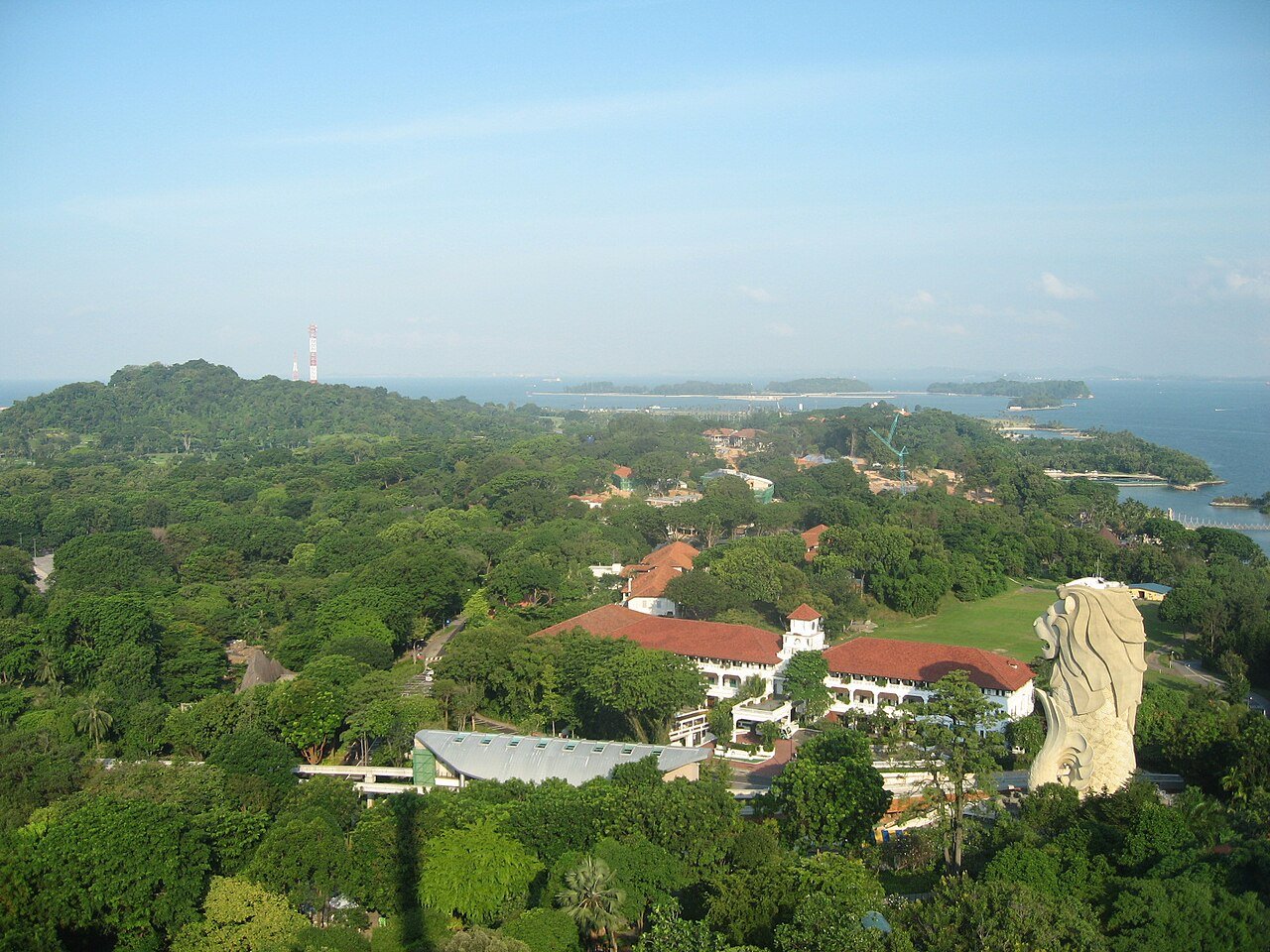 A landmark of Singapore and Malaysia