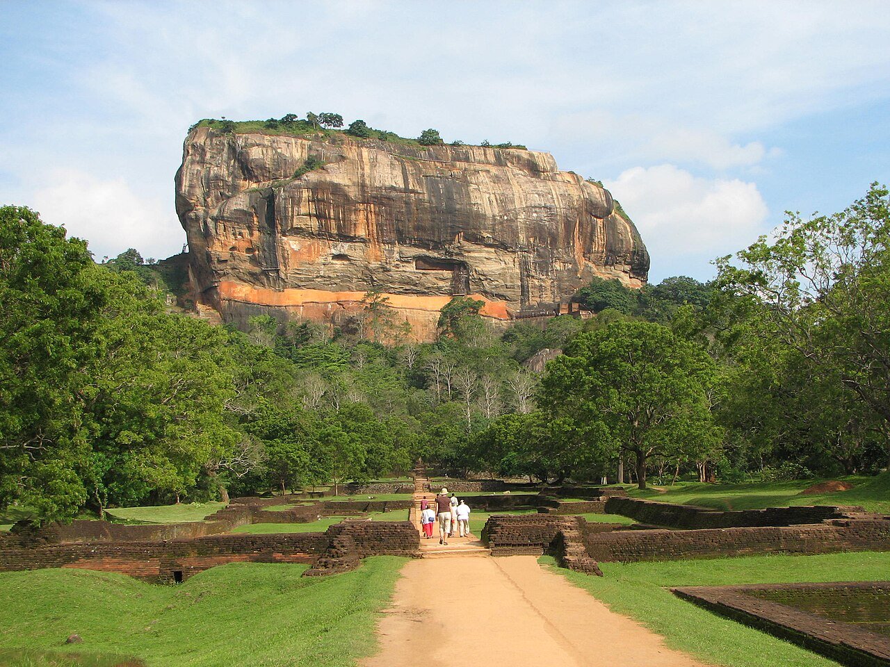 The Sigiriya rock fortress