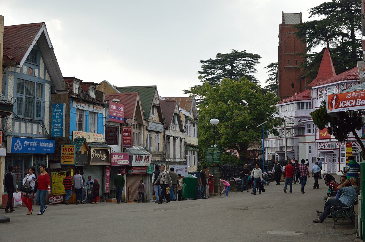 The Ridge and church at Shimla