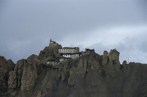 A monastery village in Spiti