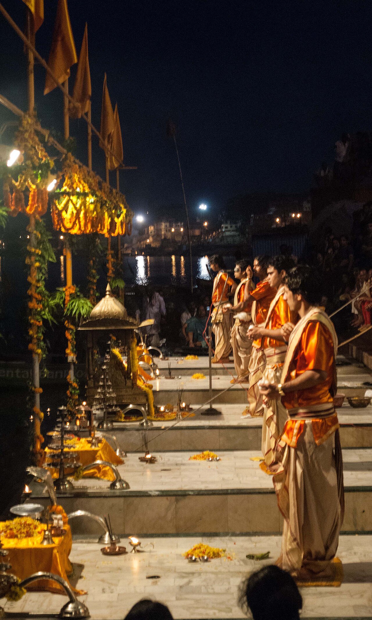 The ghats of Varanasi