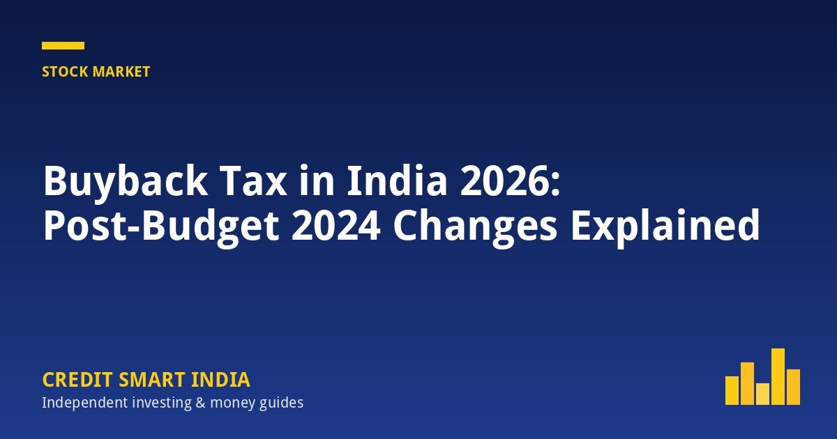 Buyback Tax in India 2026: Post-Budget 2024 Changes Explained