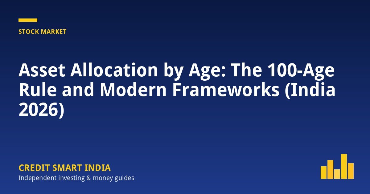 Asset Allocation by Age: The 100-Age Rule and Modern Frameworks (India 2026)