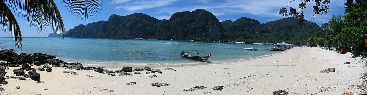 A tropical beach in Thailand