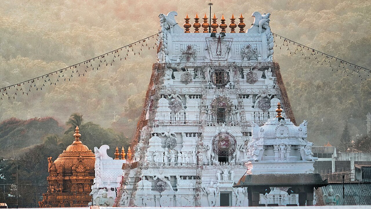 A temple landmark at Tirupati