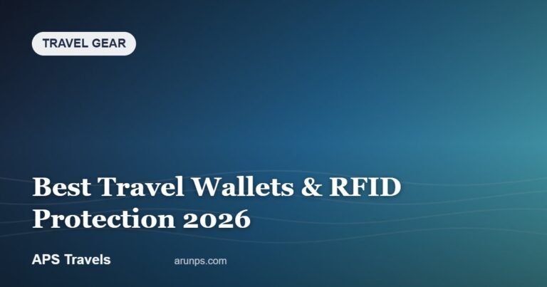 Best Travel Wallets & RFID Protection 2026 — APS Travels
