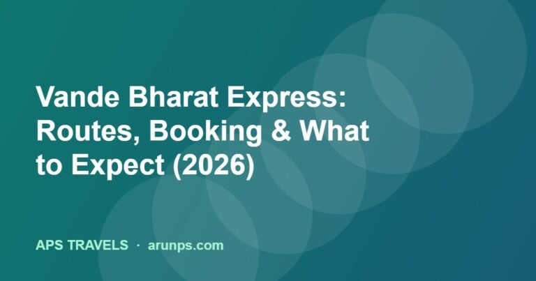 Vande Bharat Express: Routes, Booking & What to Expect (2026)