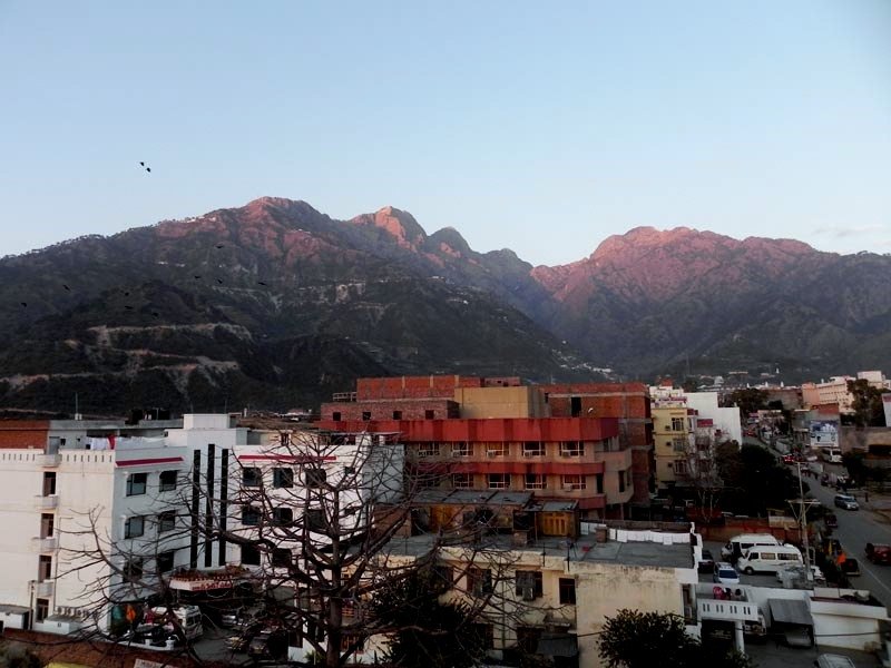 The Vaishno Devi shrine in the Trikuta hills